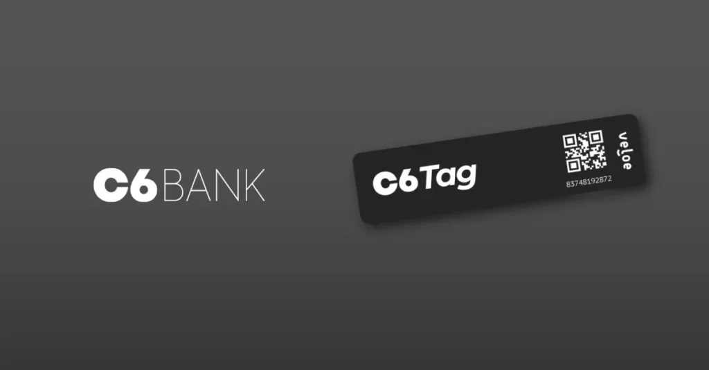 Site do banco digital C6 Bank na página do C6 Taggy.